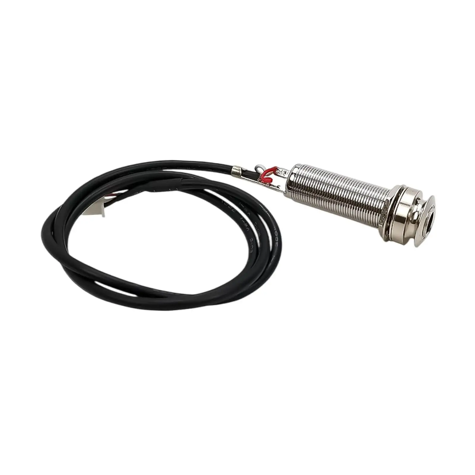 ,Acoustic Electric Guitar Mono Endpin Output Jack Wire Strap Button Jack Bass Endpin Output Connection Cable