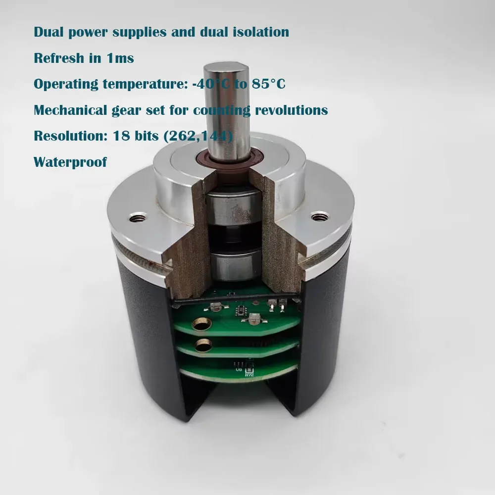 High - Performance HM 58 Single - turn SSI 12/13 - bit Absolute Encoder with Dual Power Supplies and Dual Isolation