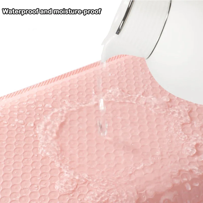 Pink Poly Bubble Mailers Padded 50Pcs Envelopes Bulk Bubble Lined Wrap Poly Mailer Bags for Shipping Packaging Mailers Self Seal