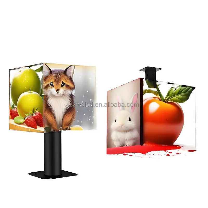 P1.8 P2 High Refresh Magic Cube LED Display Indoor Multi-Sided Cube LED Screen for Commercial Promotion Exhibition Brand Show