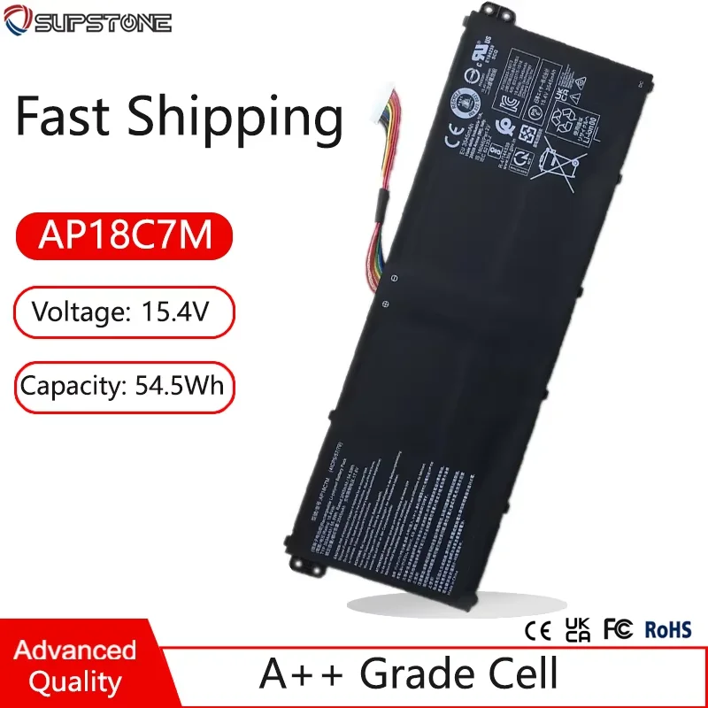 AP18C7M AP18C7K Laptop Battery For Acer Spin 5 SP513-54N,Swift 3 SF313-52G,SF514-55GT,54G,Aspire 3 A317-51G,N19H3 N19H5 N19W3