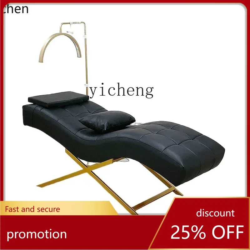 ZMLcurved eyelash bed extension table salon chair beauty salon eyelash chair stretcher eyelash massage bed