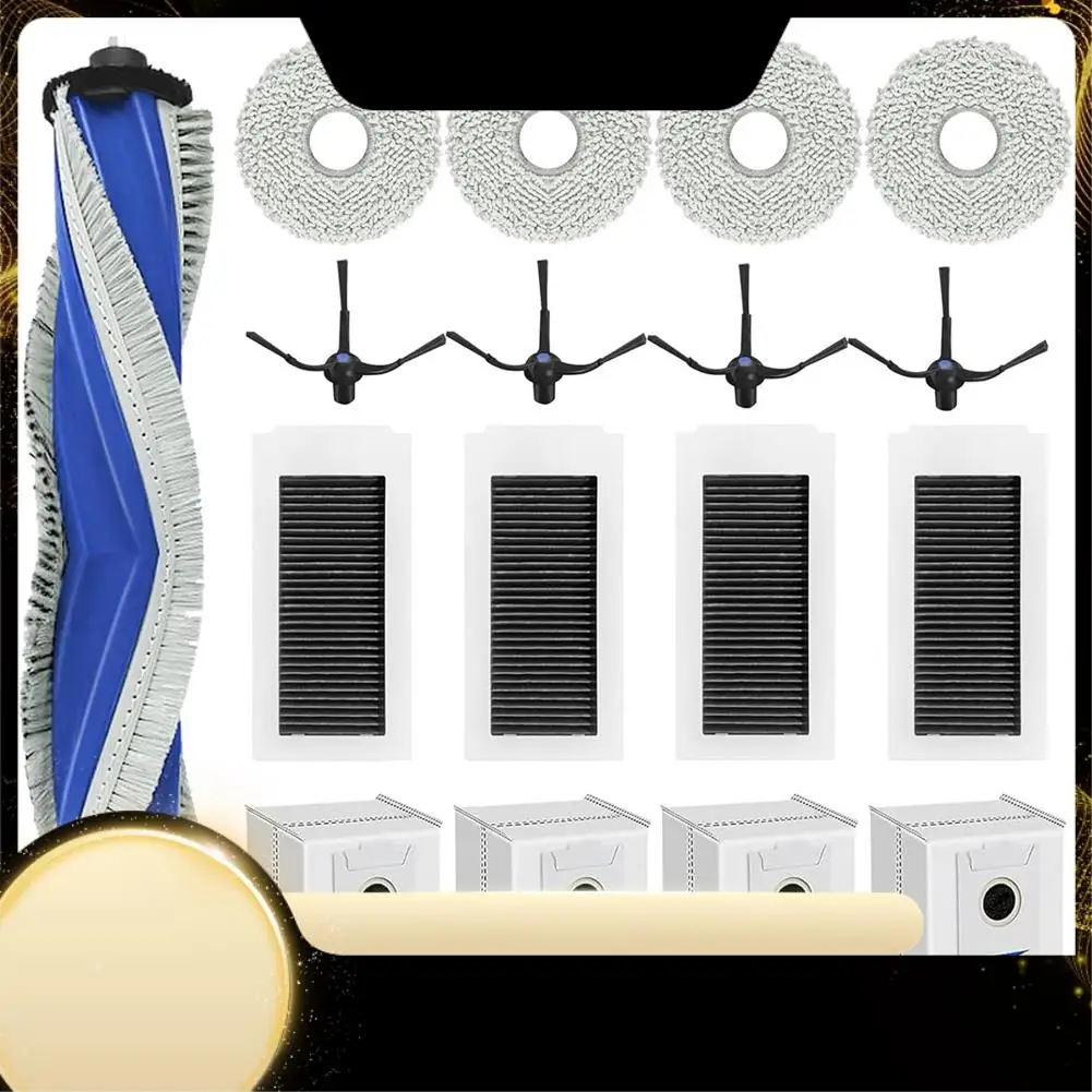 

X40A_XA-Для Ecovacs Deebot X5 Pro, X5 Omni Робот-пылесос Основная боковая щетка HEPA-фильтры Швабра Тканевые мешки для пыли Аксессуары