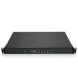 Network System 6 LAN 1U Rack Server Celern J4125 Quad Core ESXI AES-NI POE Pfsense Firewall Router Fanless Industrial Computer