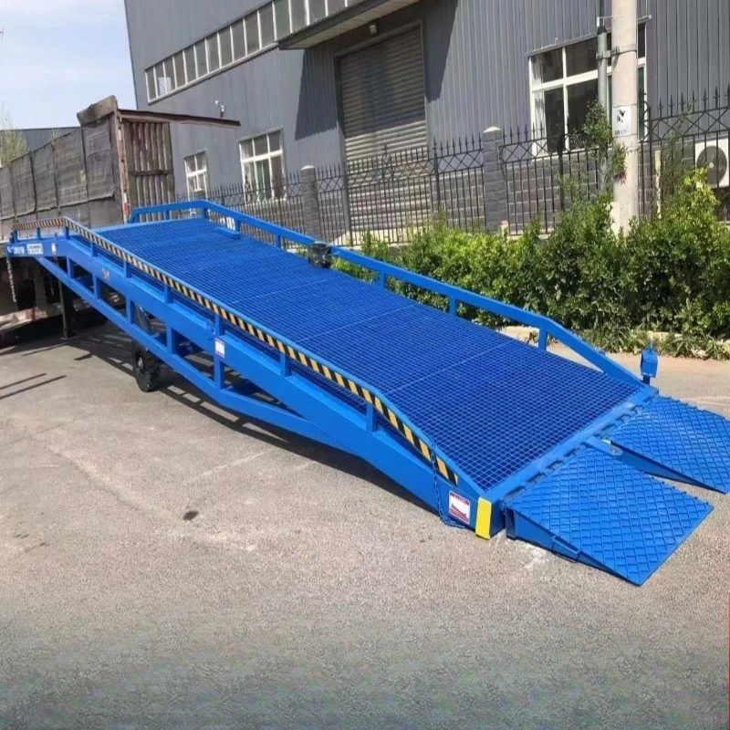 

Mobile loading platform, warehouse logistics container, unloading artifact