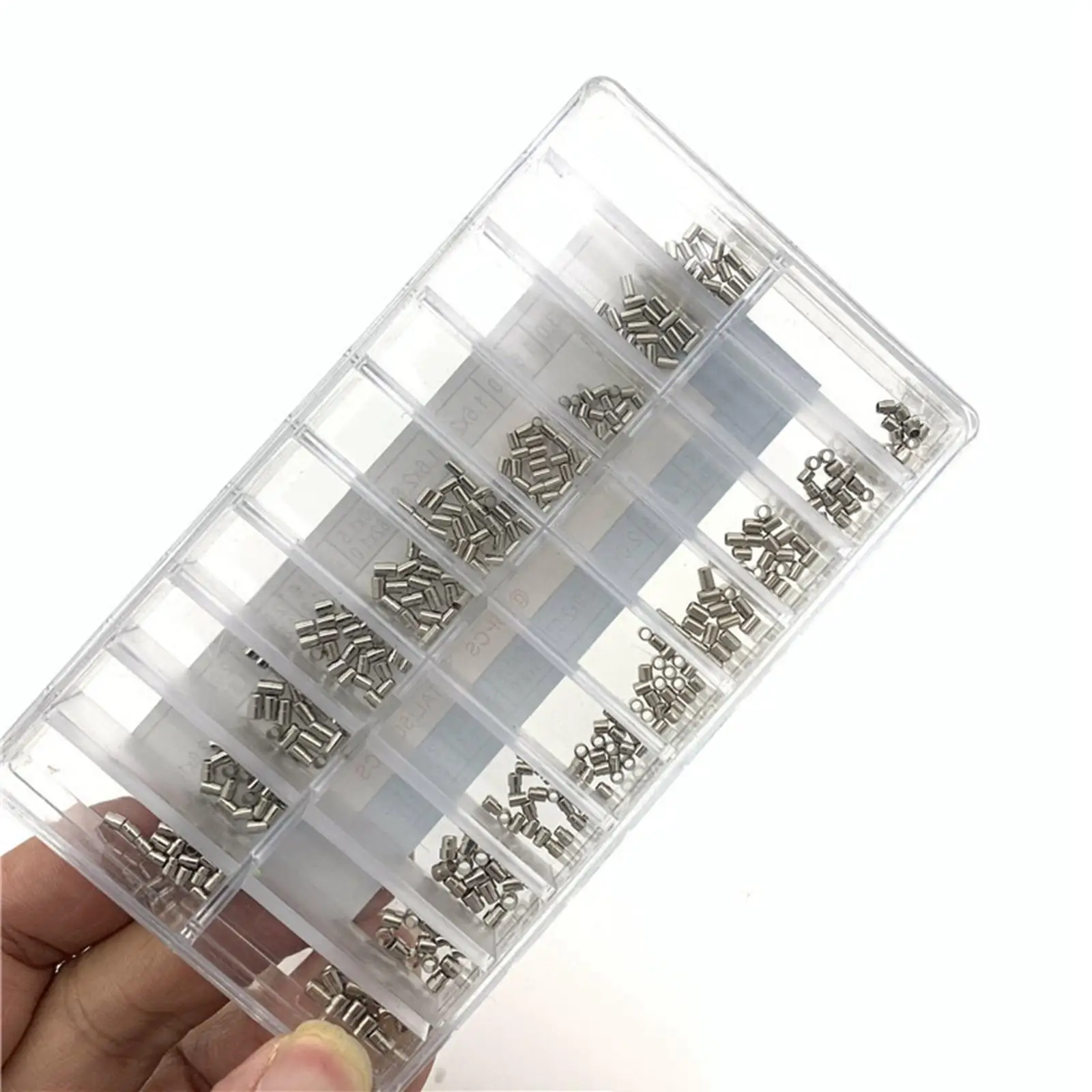 500 Pieces Waterproof Watch Tubes Stainless Repairing Set for Watchmakers Repair Tool