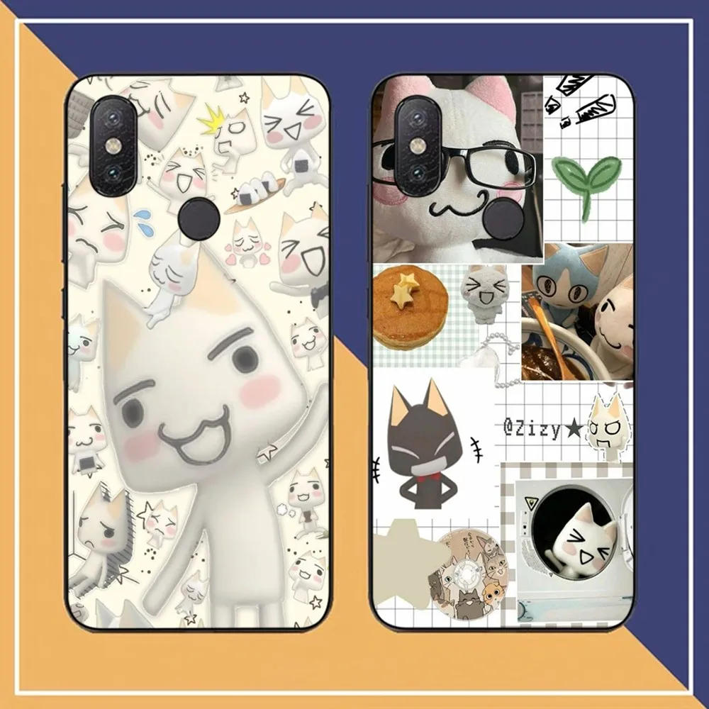 

INS Cute Toro Inoue Cat Phone Case For Redmi Note 4 X 5 A 6 7 8 T 9 9S 10 11 11S 11Epro Poco M3 Pro