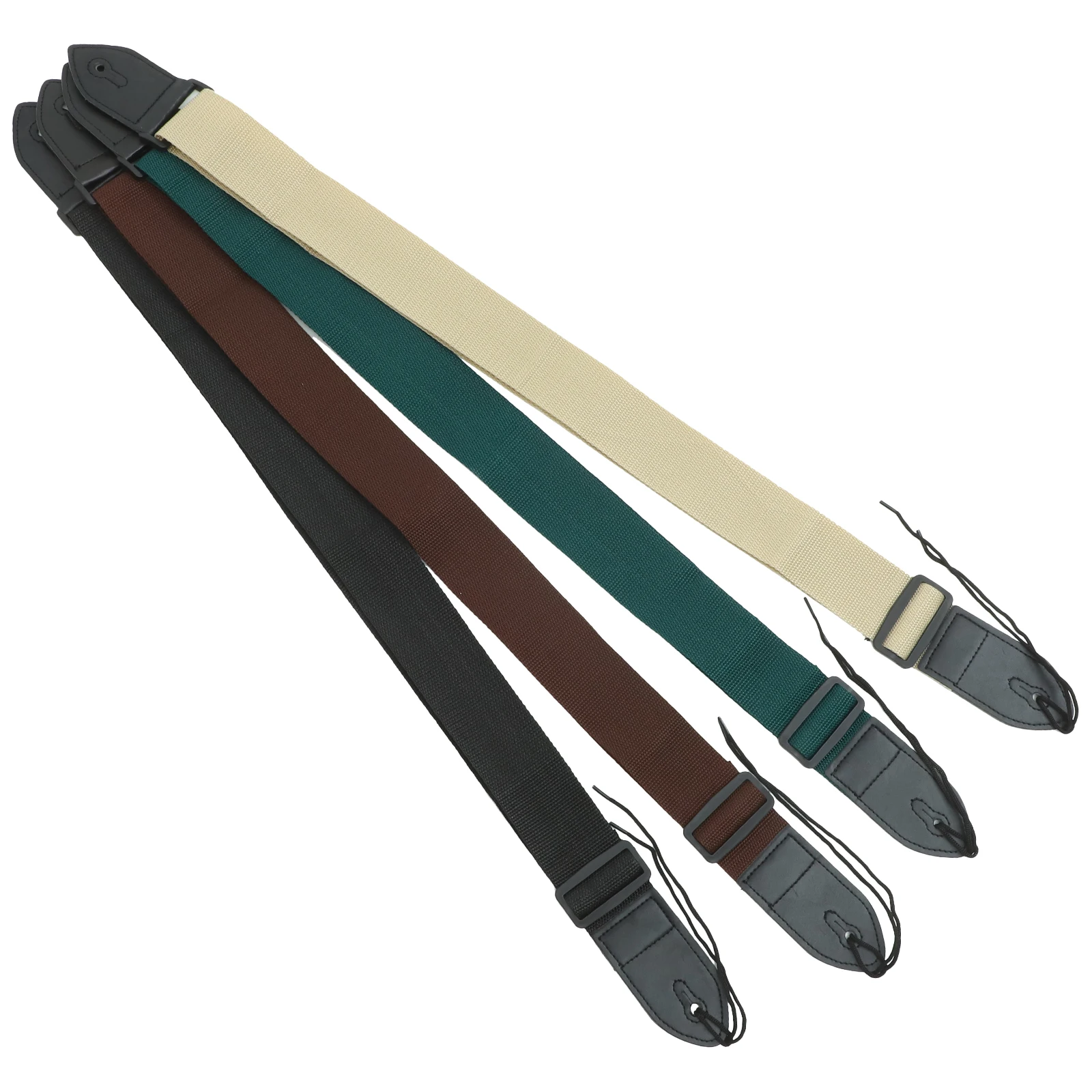 4 шт. регулируемый гитарный ремень для бас-гитары, широкий удобный ремень для электрической акустической гавайской гитары, прочный аксессуар для инструмента