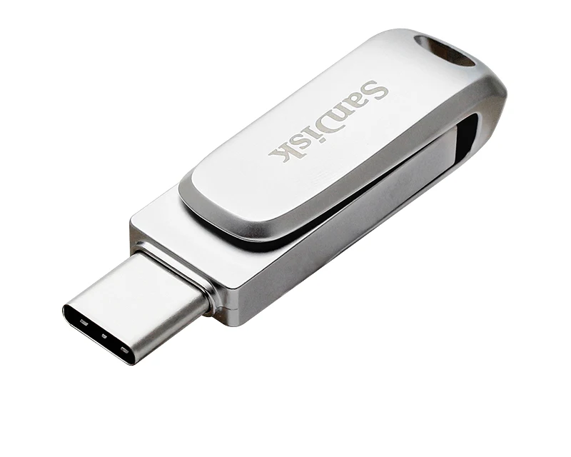SanDisk Metall-USB 3.2 Typ-A und Typ-C Flash-Laufwerk DDC4 Pendrive 64GB 128GB 256GB 512GB 1TB Max 400Mb/s U-Disk für iPhone 17 – Detail 13