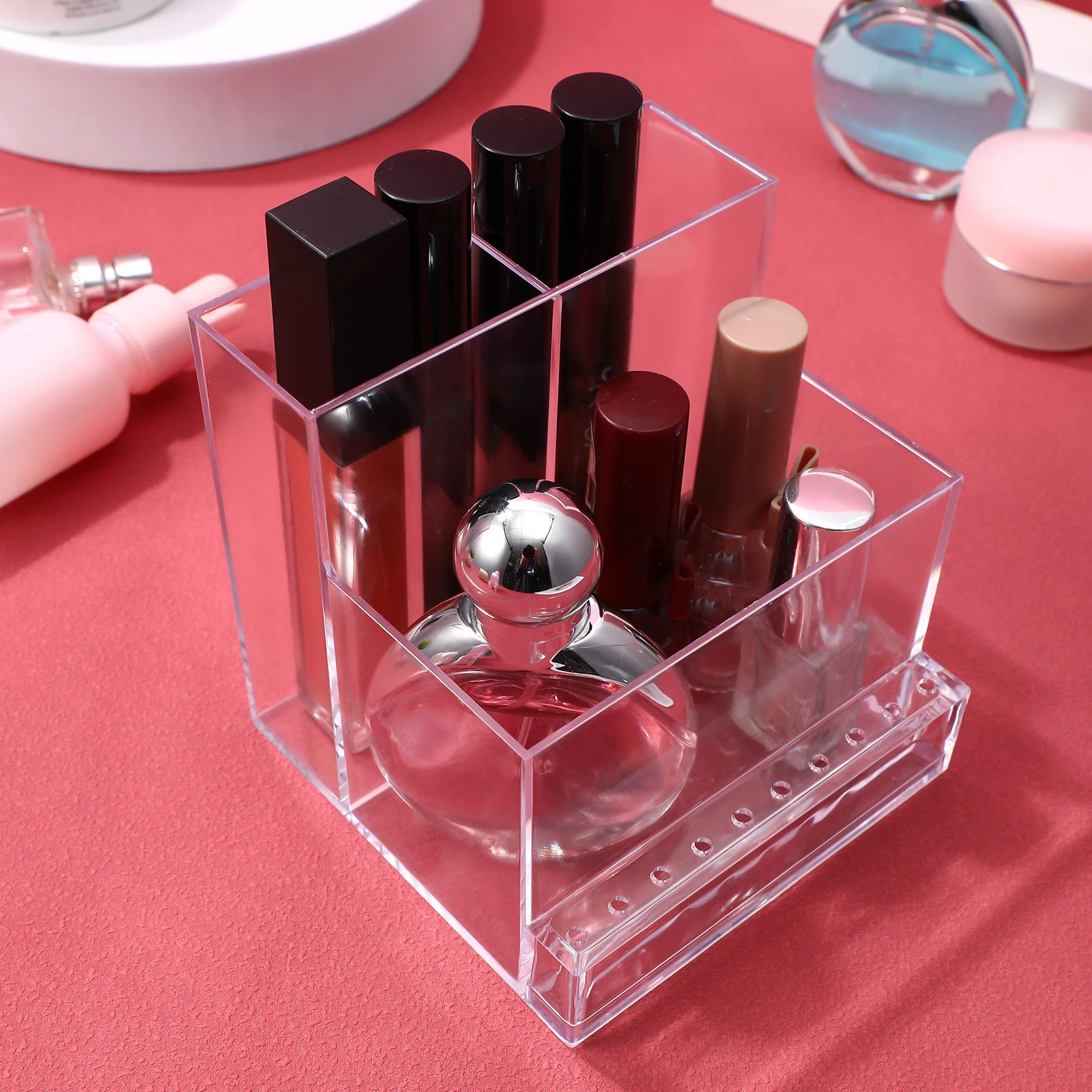 

Nail Drill Bits Holder Plastic Display Case Organizer Storage Box for Nail Salon DIY Projects Manicure Tools Accessories