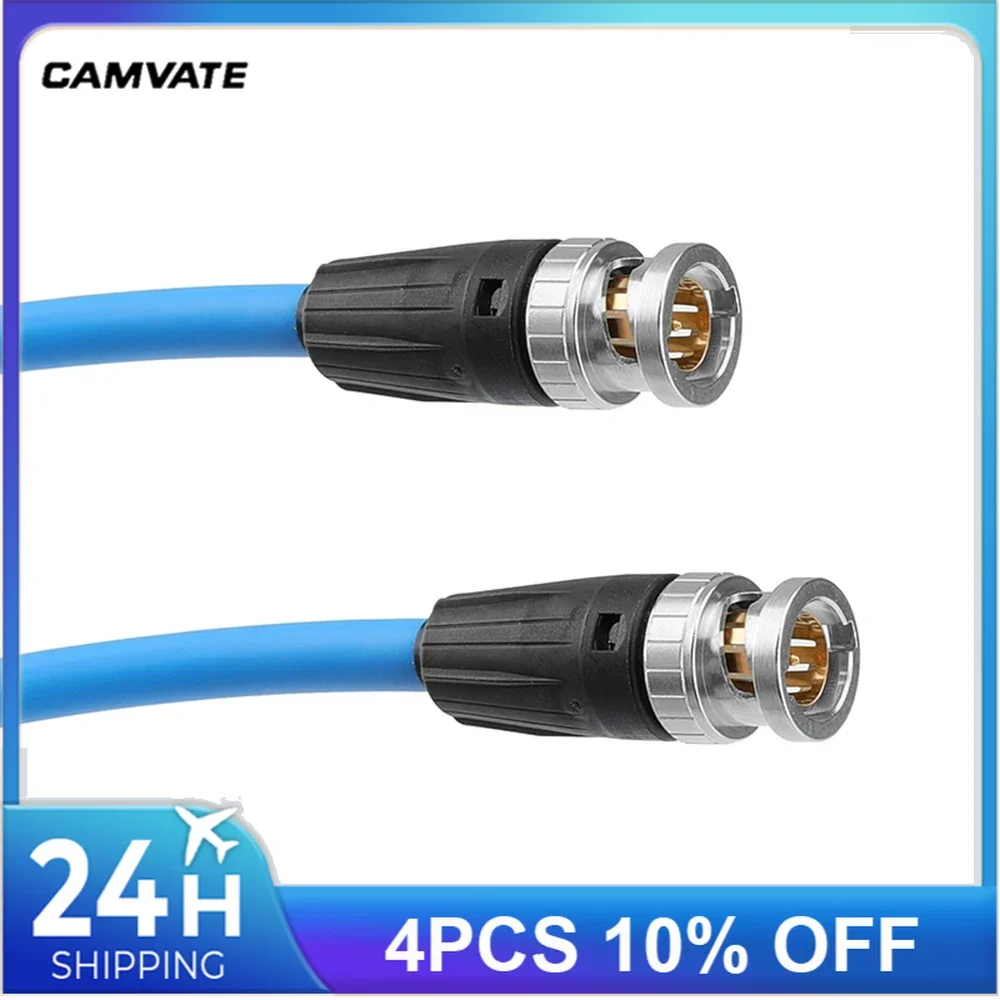 Стандартный коаксиальный видеокабель Neutrik BNC, с прямым штекером на BNC HD SDI 4K, фотоаксессуары для FS5 к Atomos Shogun Инферно (104 см)