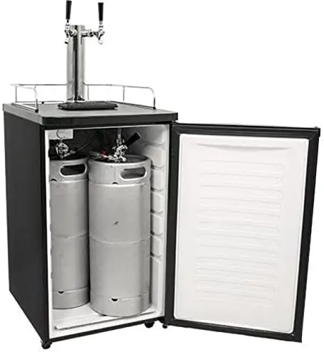 Digital Display Double Taps China Beer Dispenser Kegerator Beer Cooler Keg