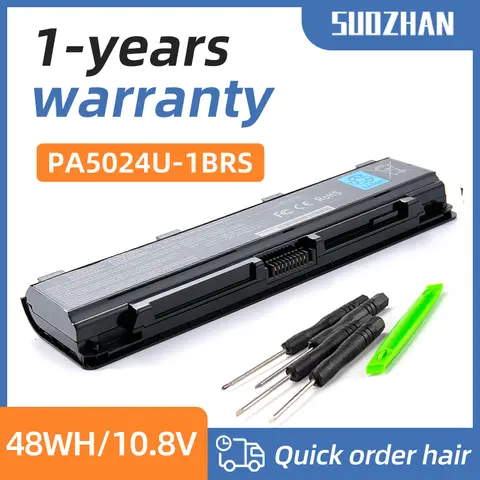 SUOZHAN PA5024U-1BRS For Toshiba Satellite C845 C850 C870 L830 L840 L850 L855 L870 PA5024U PABAS260 Laptop Battery 10.8V 48Wh