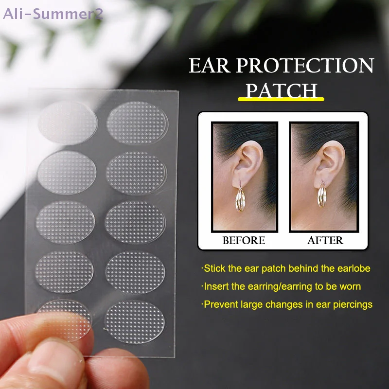 30/50/100/200 Patches Invisible Earlobes Protective Stickers For Prevent Stretched Or Torn Protective Relieve Heavy Earrings