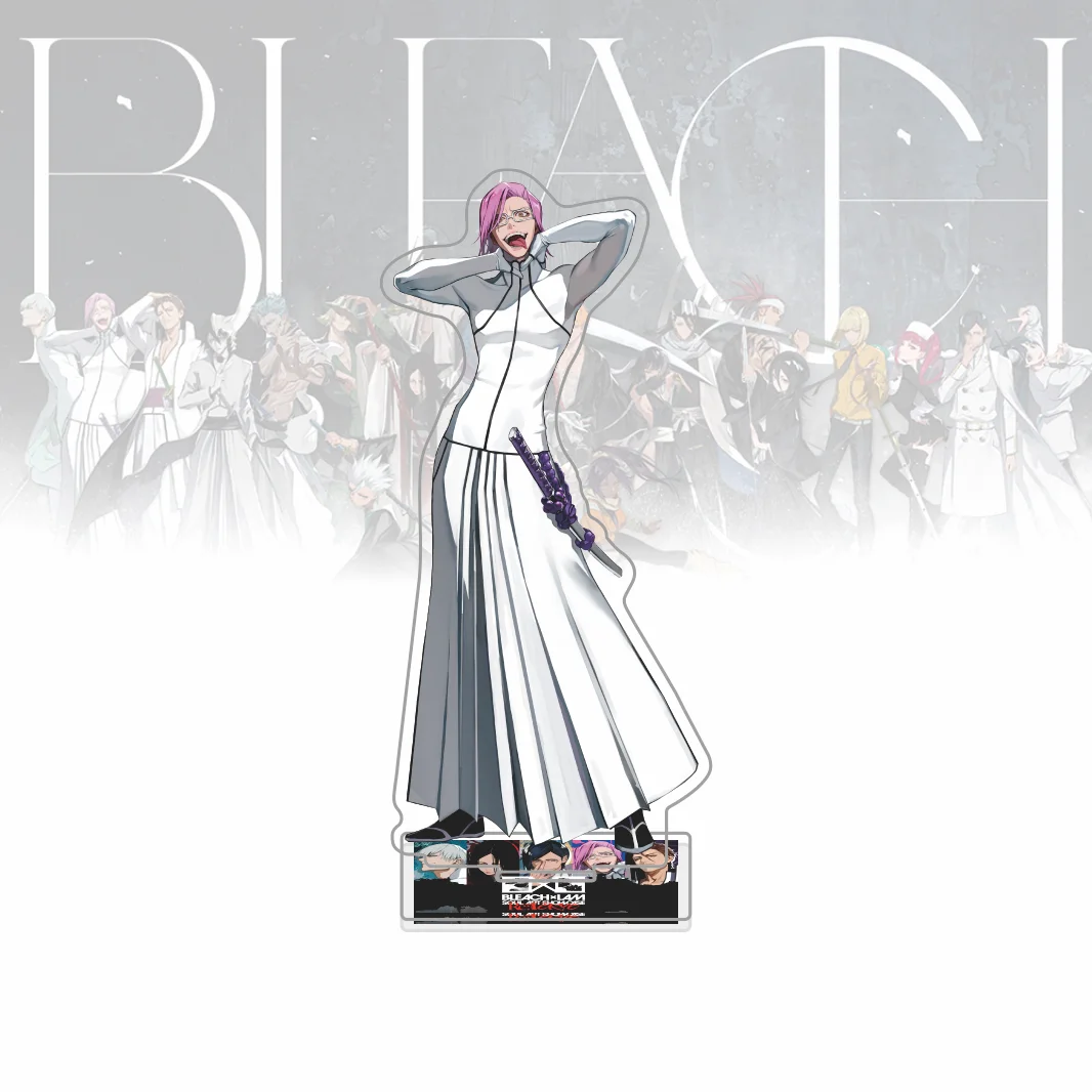 Bleach Anime Acrylic Stand Figure Kurosaki Ichigo Aizen Gin Unohana Ishida Model Plate Desk Decor  Toy Itabag Display Keychain view 5