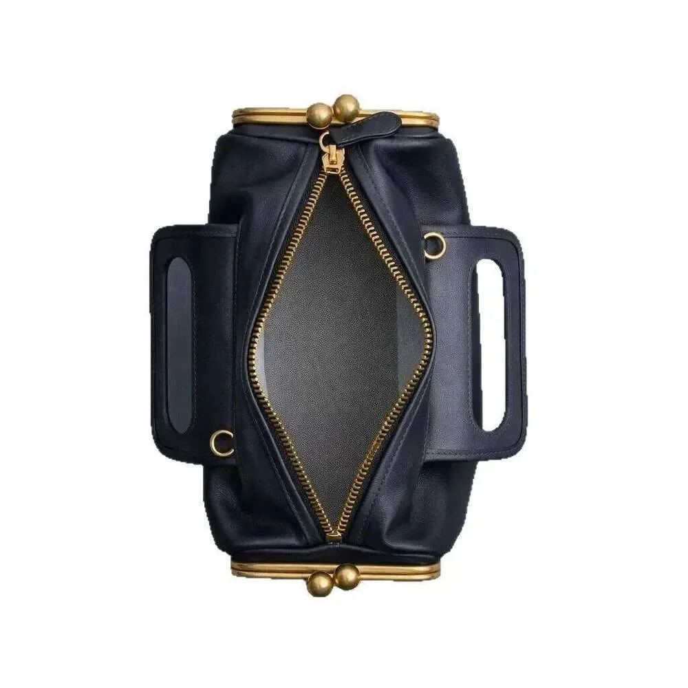 NEW Two Side Clamp Design Frame Kiss Lock For Women Luxury Designer Handbag Purse New In PU Underarm Shoulder Bag Suotong26331
