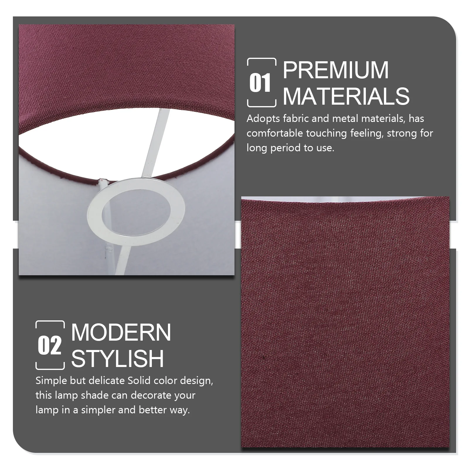 

Rustic Style Cloth Lampshade Drum Floor Replacement Moss Fabric Bedroom Decorative Light Cover For Table Lamp Chandelier Ceiling