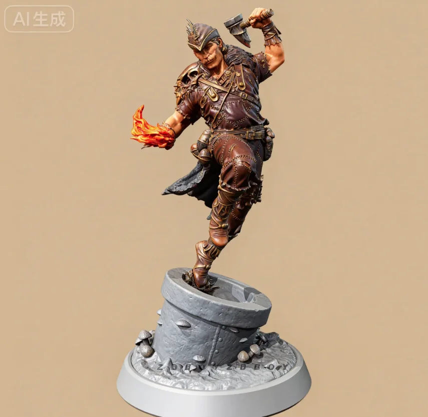 

The height of man 45mm 60mm Resin soldier kits colorless and self-assembled（3D Printing ）TD-7568/3D