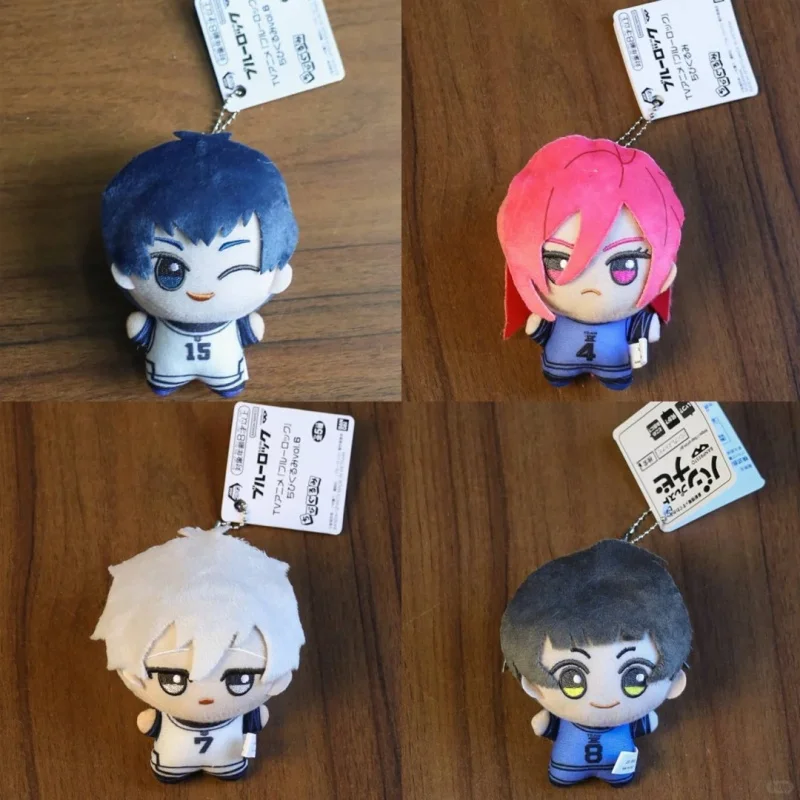 Hot Sale 10cm Blue Lock Hiori Isagi Yoichi Nagi Seishiro Mikage Doll Fluffy Maumet Pendant Puppet Keychain Keyring Charm Gifts