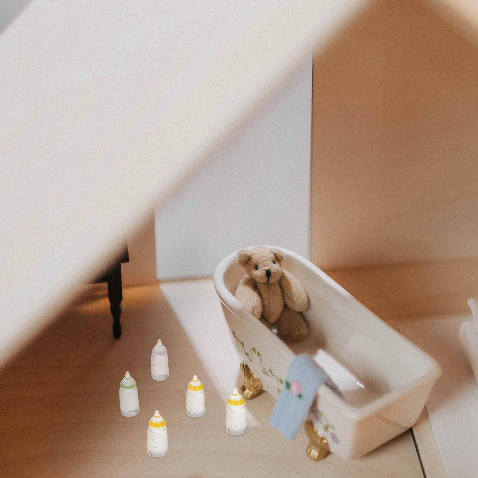 30 قطعة من زجاجات الحفلات المفضلة لتزيين طاولة البلاستيك الراتنج الرائع لتعزيز أجواء الدش #5