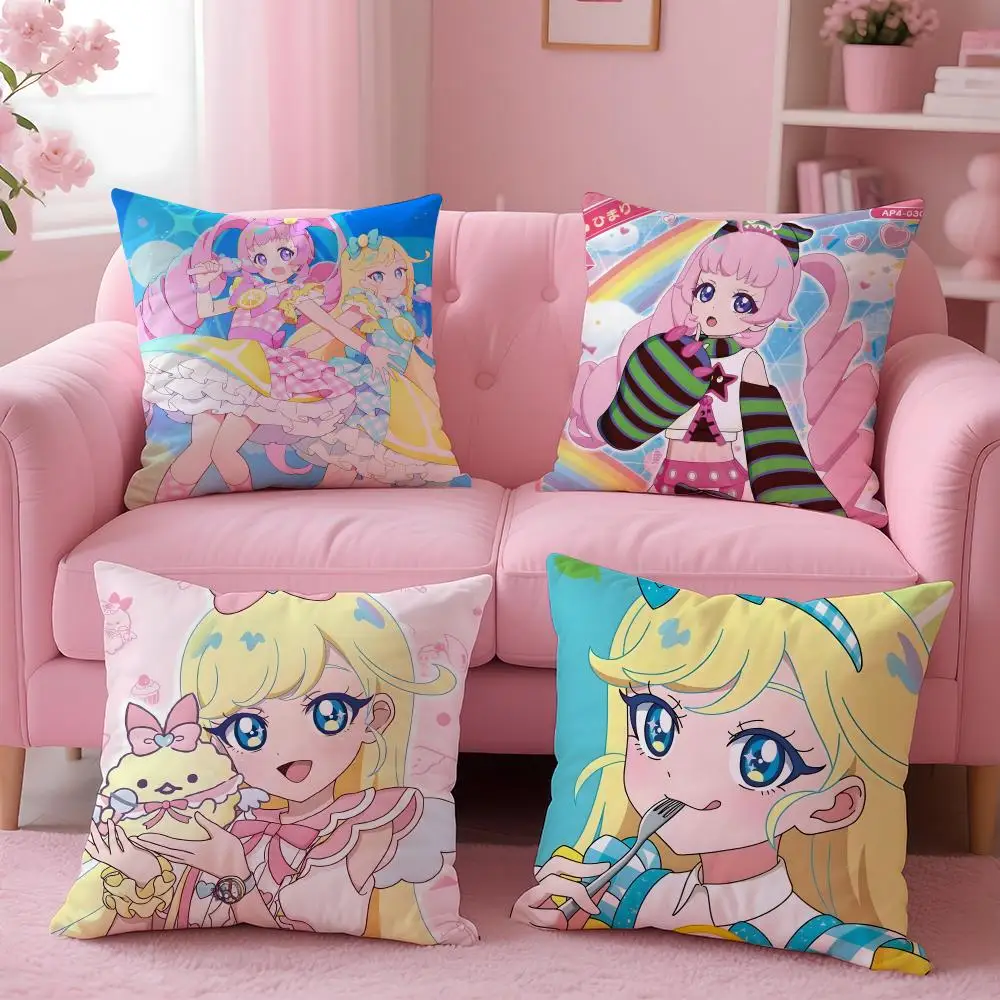 Himitsu No A-AiPris Anime Cushion Cover Comfortable Reversib