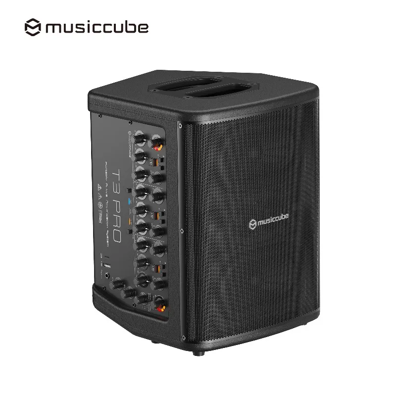 Musiccube T3Pro Wholesale Wooden Column Speakers System with Dual 5*7'' Subwoofer for Concert Party Club