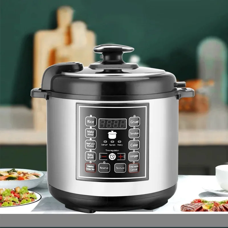 Household pressure cooker aluminum inner pot 6l new electric pressure cooker