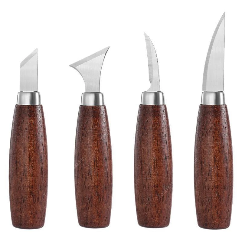 

Walnut Hand Carving Set Knife Cutting Wood Knife Pumpkin Digging Spoon Carving Tool Woodworking Professional Carving