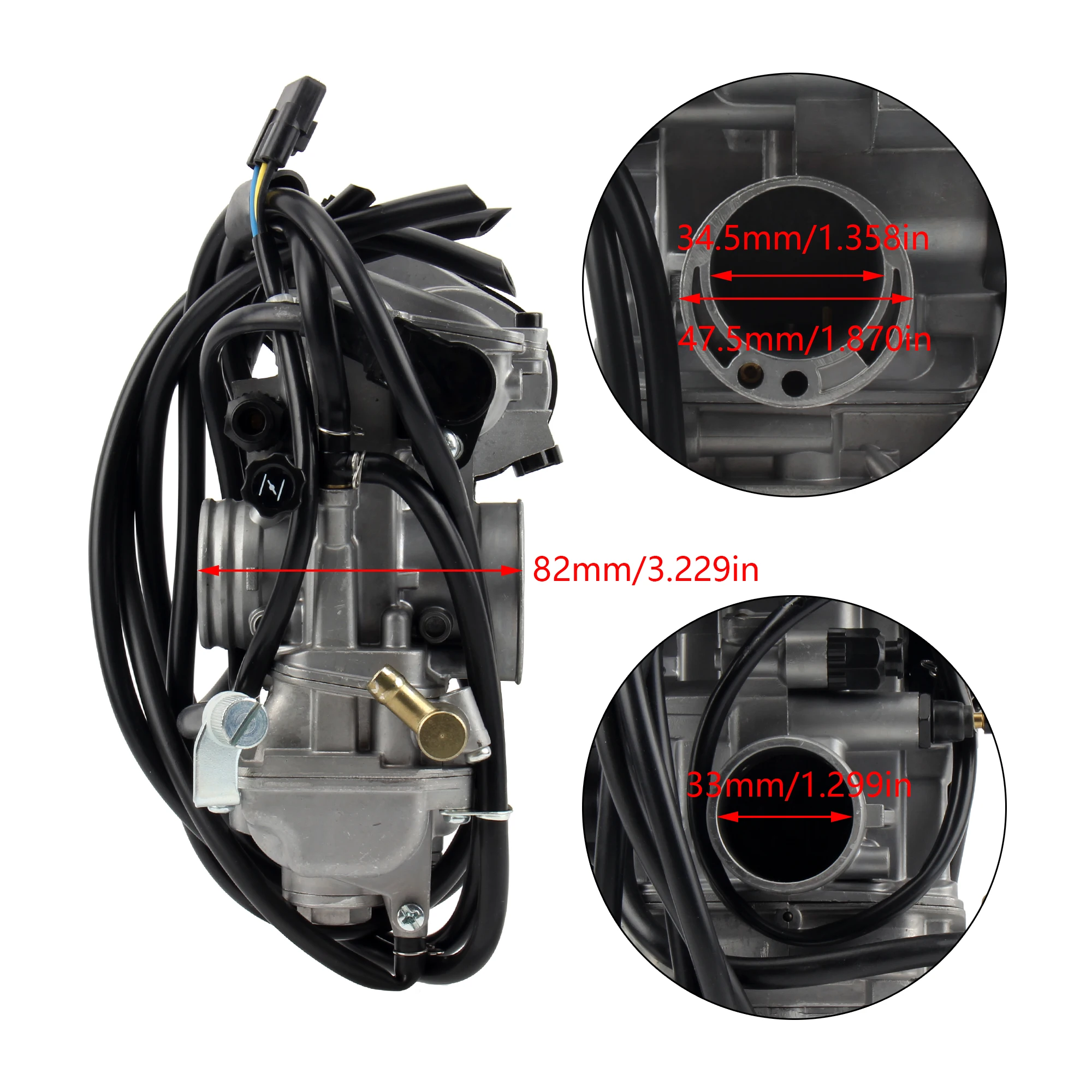 For Honda CRF150 CRF150R CRF150RB 33mm Carburetor Motorcycle Carburador Engine Accessories Replacement Parts