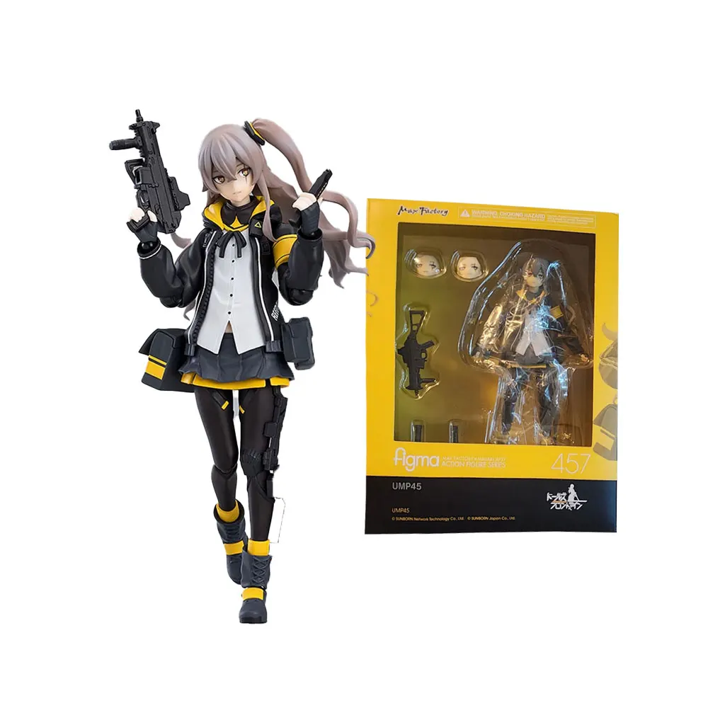 14CM Anime Game Girls Frontline Figure UMP45 #457 Standing Anime Model Toy Gift Collection Decorative Ornament PVC