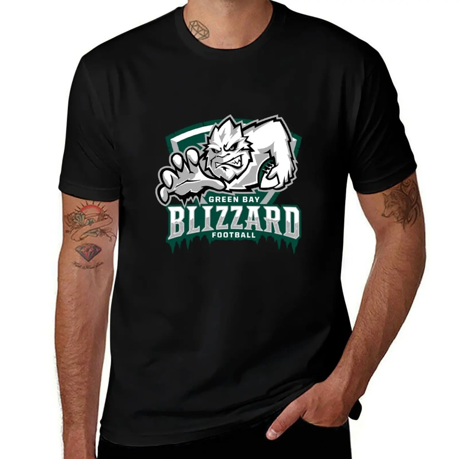 

Green Bay Blizzard T-Shirt t shirt man luxury g man t shirts for men men t shirt cotton 100% T-Shirt