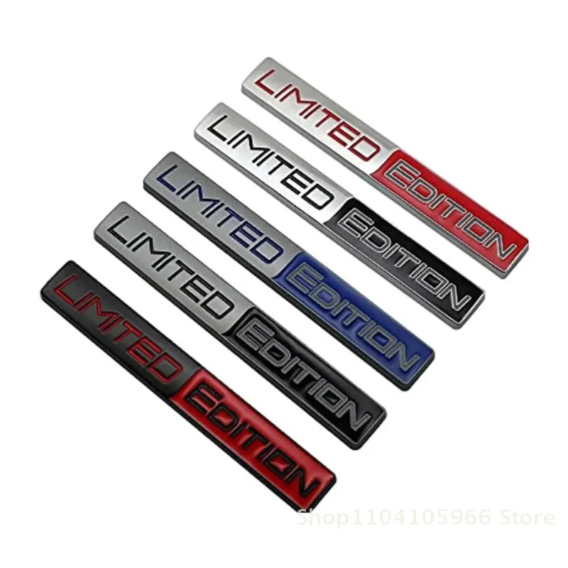 

3D Car Styling Metal Limited Edition Logo Car Front Grill Emblem Side Rear Trunk Badge Sticker For Universal Cars Decor