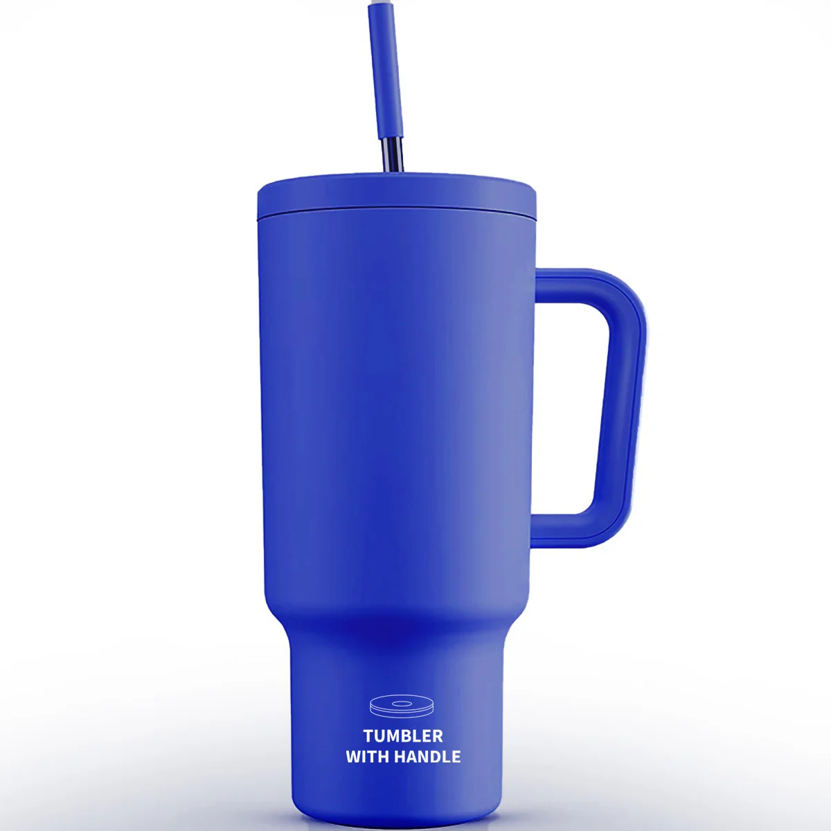 Extra großer Thermobecher - Auslaufsicher, doppelwandig isoliert für warme/kalte Getränke mit komfortablem Griff - Ideal für Alltag, Outdoor & Reisen