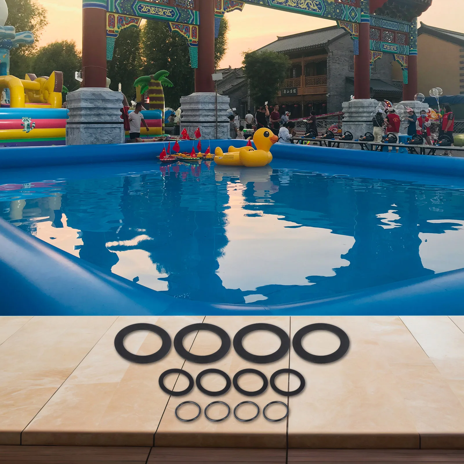 

25076RP O Ring and Washer Kit for Intex Pool Essential Component for 1 5 ID Hose to Maintain Optimal Performance