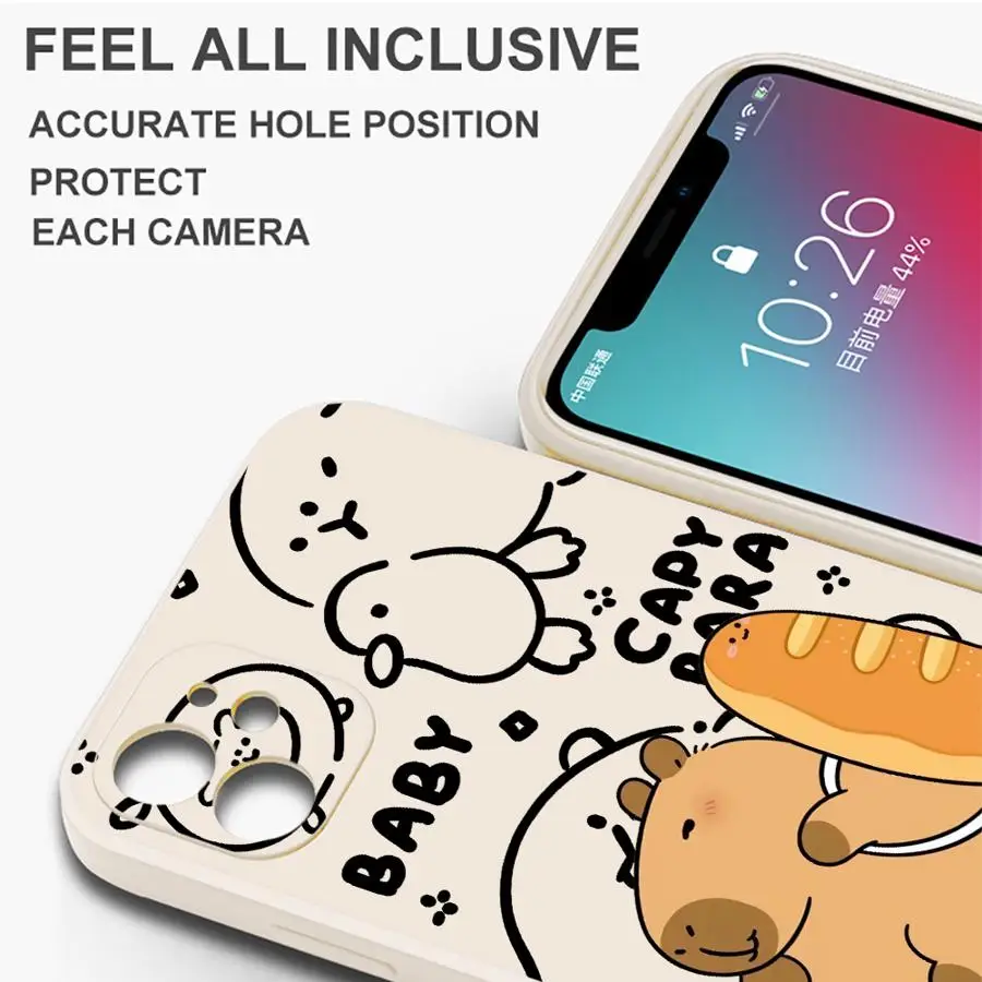Cute Capybara Phone Case for Samsung Galaxy A10 A20s A30 A20 A30s A02s A03 A04 A50 A02 A05s A71 A72 A73 A06 A31 A51 5G