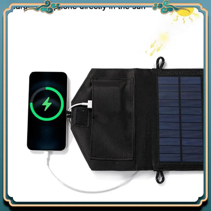 

20W Portable Polysilicon Solar Panel Charger USB 5V DC Foldable Solar Panel For Phone Charge Power Bank For Hiking