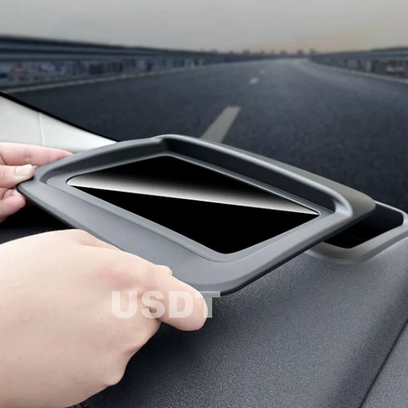 Car HUD Display Cover For Land Rover Discovery 5 2021 2022 2023 2024 Auto Head Up Display Screen Protective Mat Accessories