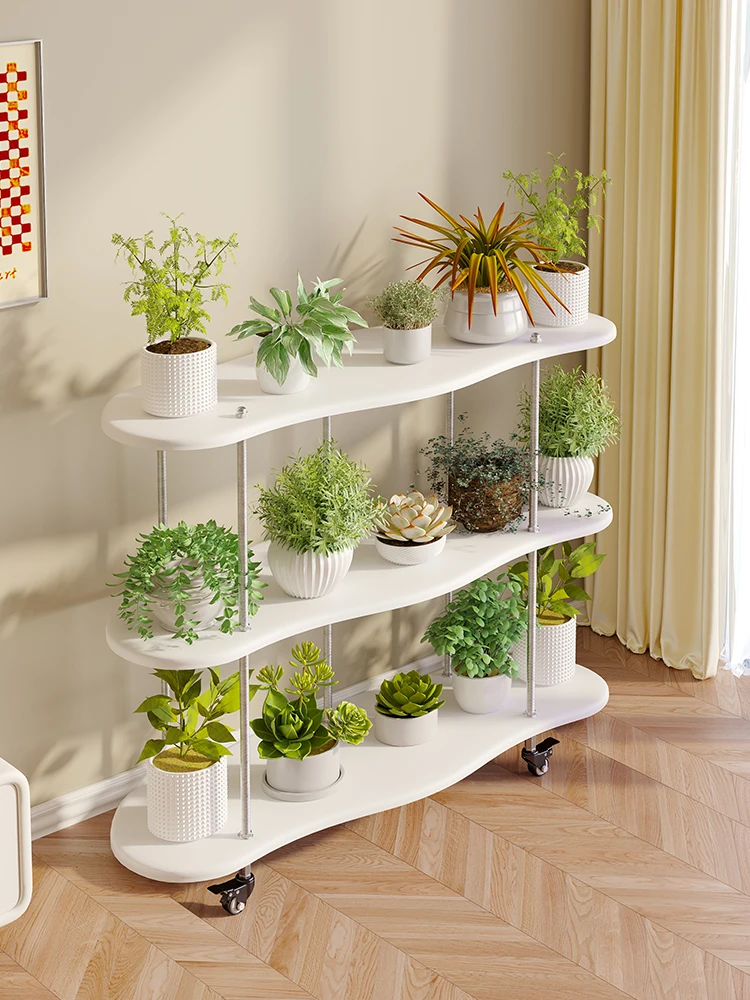 

Полка для цветов в помещении, балкон, гостиная, сочная витрина, стеллаж от пола до потолка, подвижная многослойная лестница из нержавеющей стали
