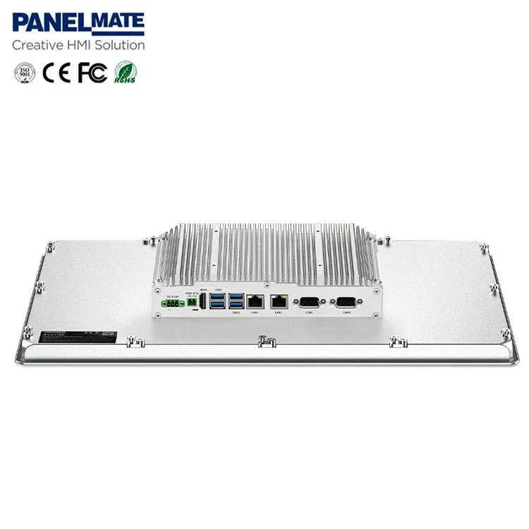 24 Inch Industrial Capacitive Touchscreen Panel PC 1920x1080 Core I3 I5 I7 J6412 Linux Win Embedded Computer VESA Stock