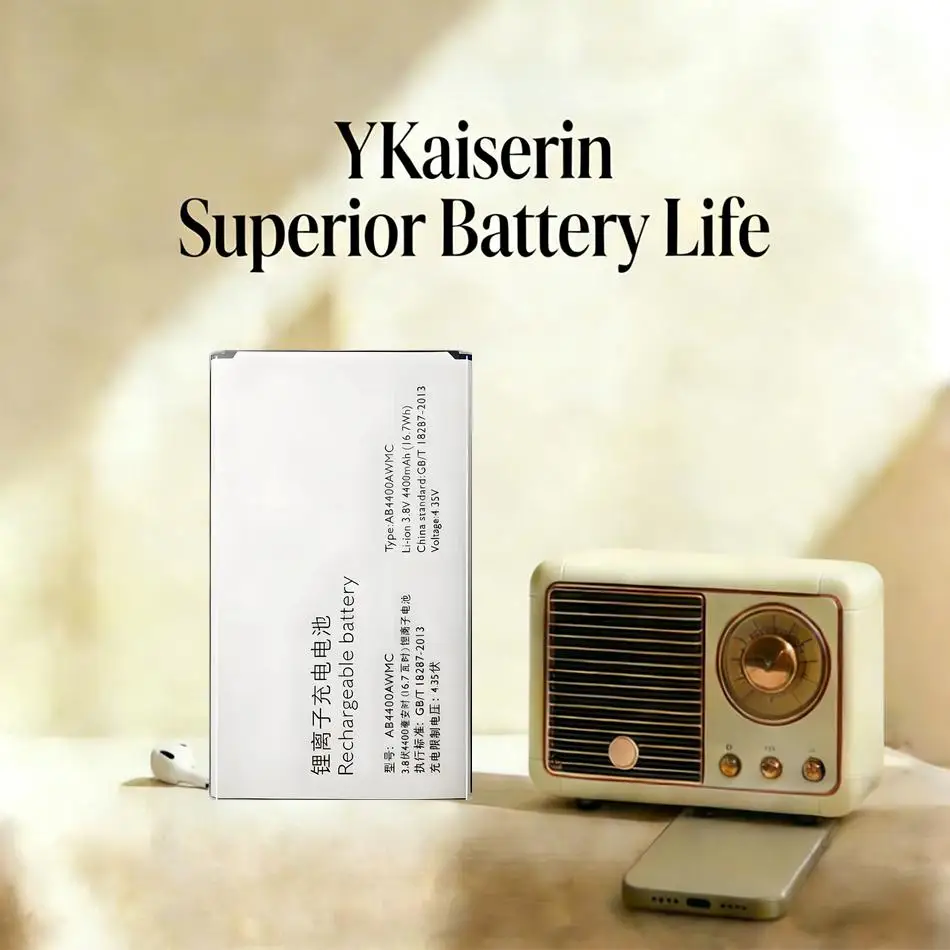 

AB4400AWMC Премиум-аккумулятор для мобильного телефона Philips V387, долговечный, 4400 мАч