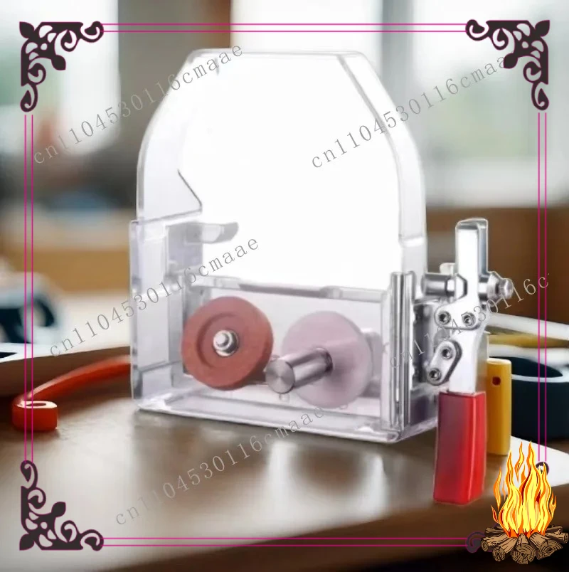 Electric meat slicer circular 120mm automatic blade sharpening machine barbecue knife sharpening device