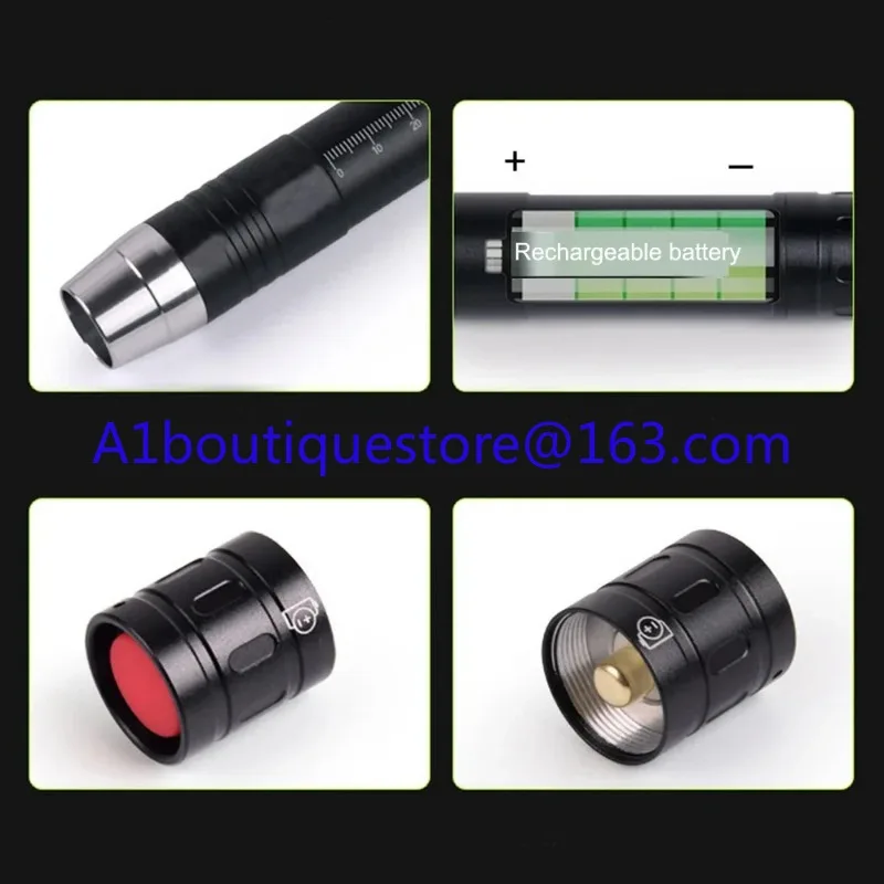 with ZWB3 Optical Filter Shortwave 254nm UVC LED Flashlight SW UV Torch Lamp Fluorescent Minerals Phosphor