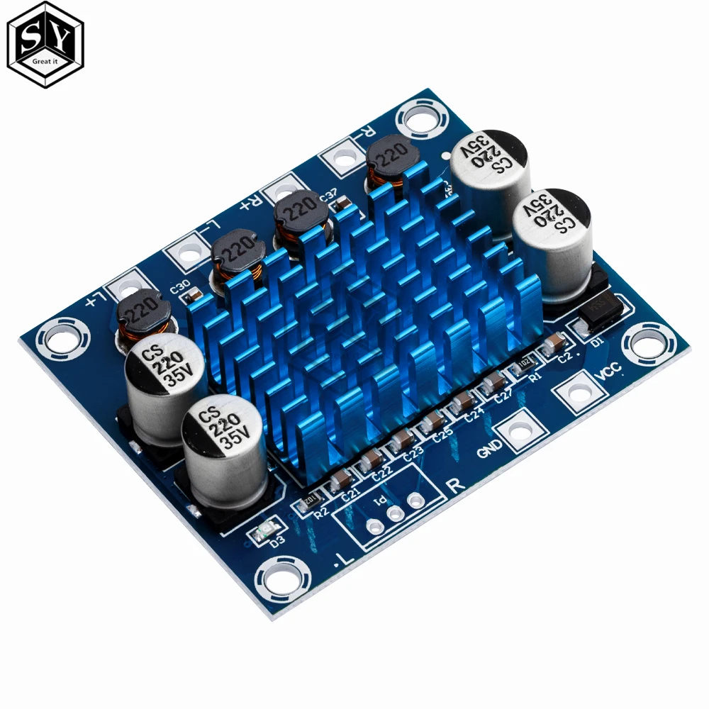 TPA3110 XH-A232 30W+30W 2.0 Channel Digital Stereo Audio Power Amplifier Board DC 8-26V 3A  for Arduino