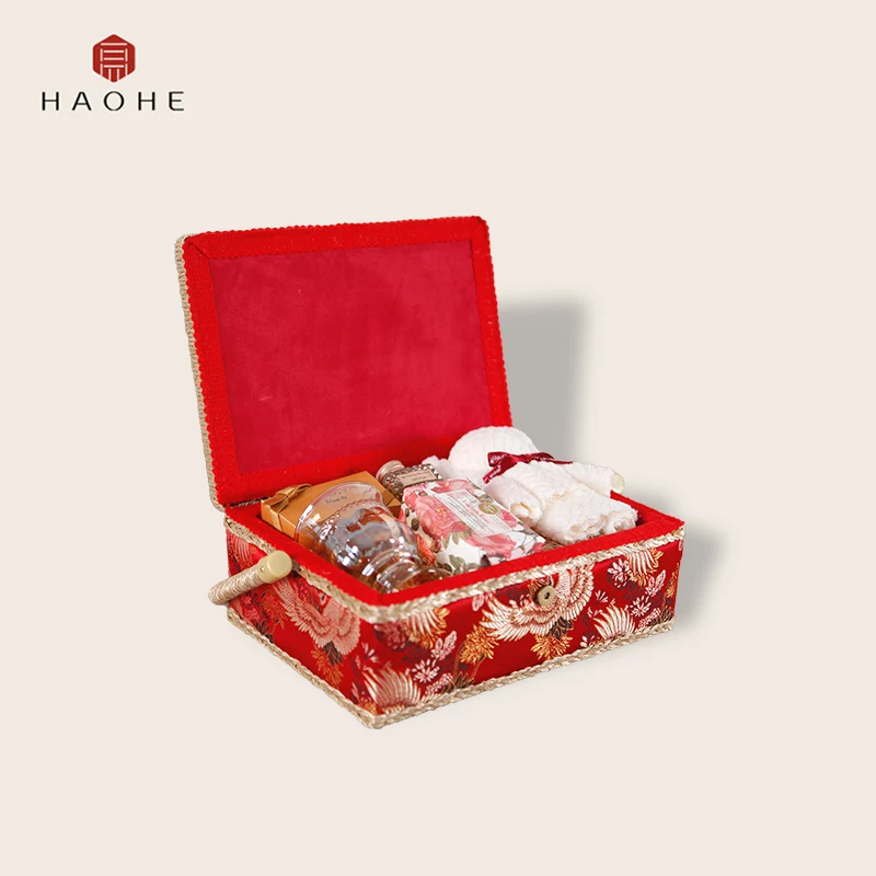 High-Grade Hand Gift Box Wedding Chinese Wedding Gift Box Wedding Candies Box Girlfriends Birthday Gift Holiday Suit