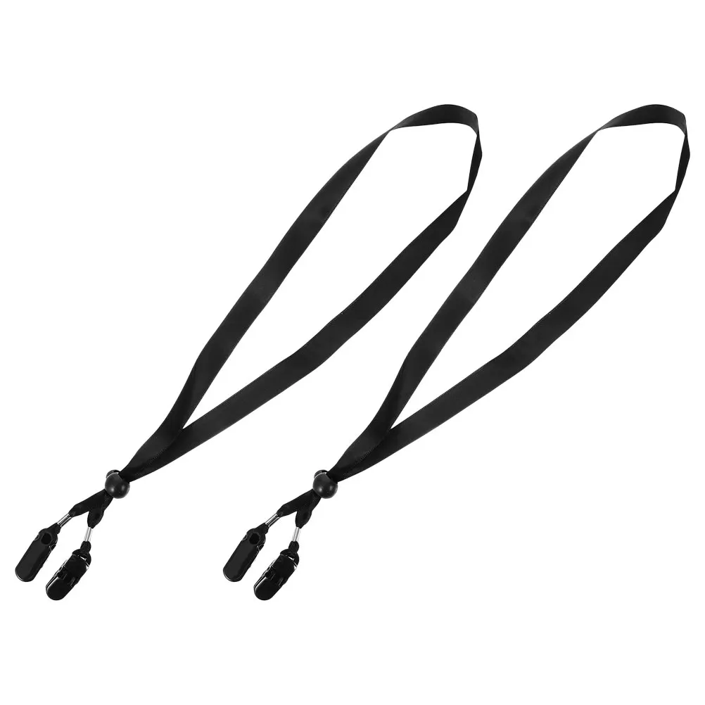

2pcs Adjustable Windproof Hat Strap Clips Anti-Wear Cord Outdoor Hiking Camping Fishing Lightweight Travel for