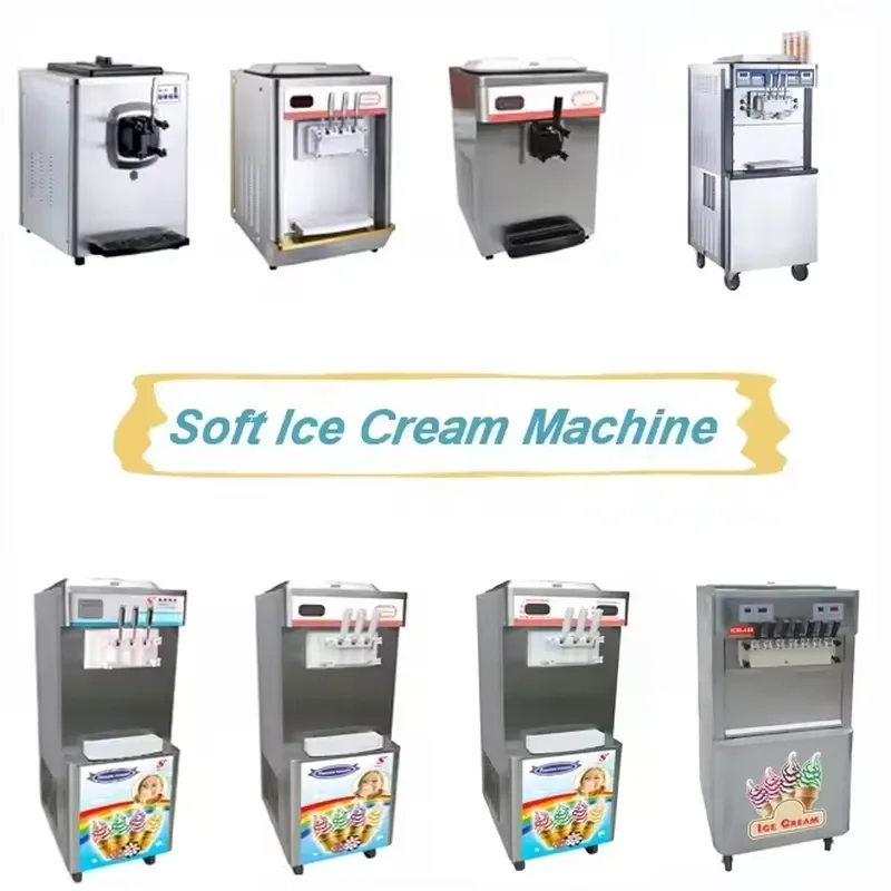 Ce Approved High Production Speed Cooling Commercial Frozen Ice Cream Machine