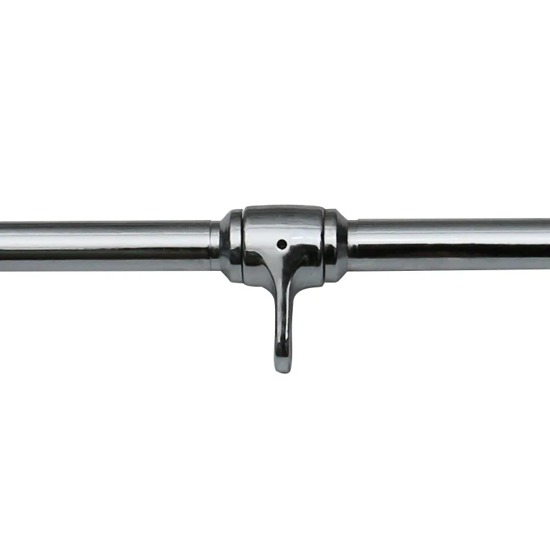 1.2m Chromed Eye Curl Barbell Bar 360° Rotating Handle Bench Press Power Safety Bar Triceps Weight Lifting Fitness Bar