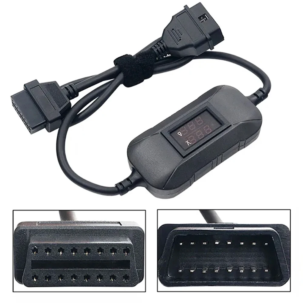 24V naar 12V converter zware vrachtwagen dieseladapterkabel werken voor thinkdiag lancering X431 easydiag 3.0 2.0 Golo 3 scanner enz.