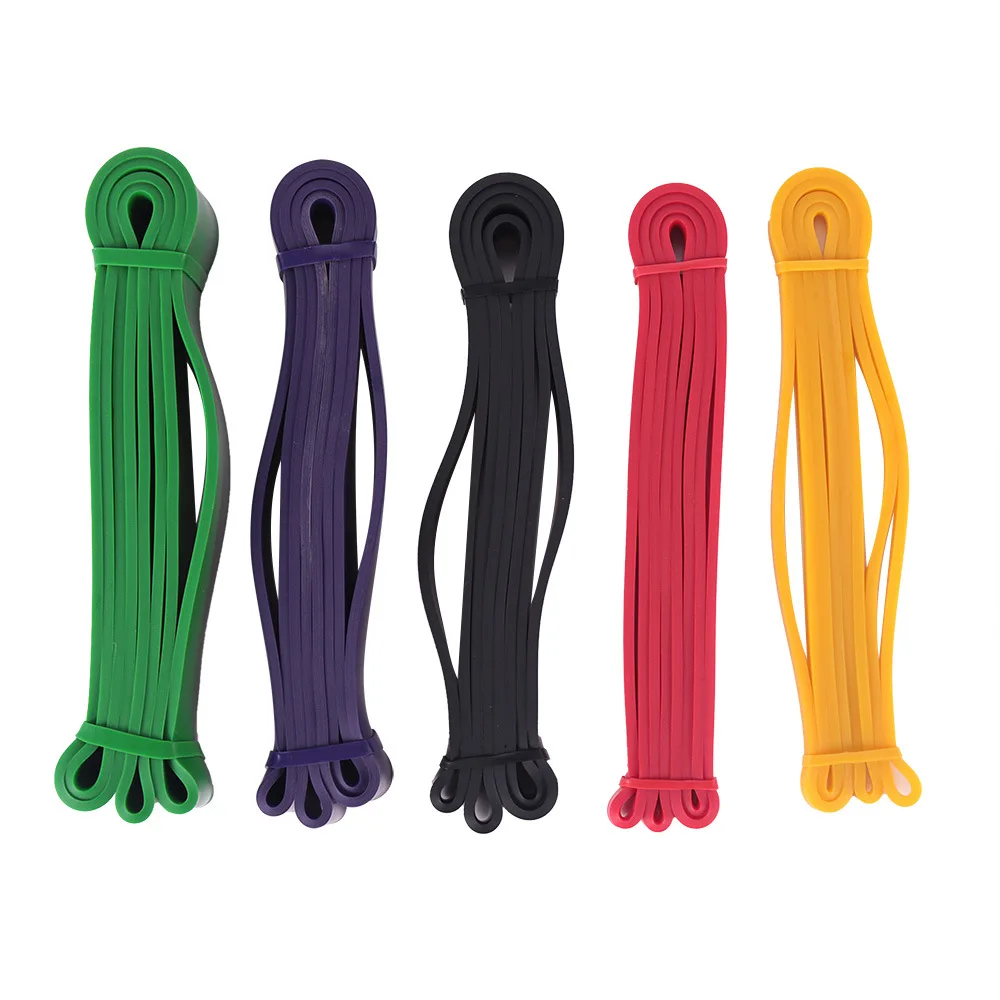 208cm Latex Resistance Bands Pull Up Gym Home Fitness Rubber Expander Loop Strength Assist Workout Training Equipment