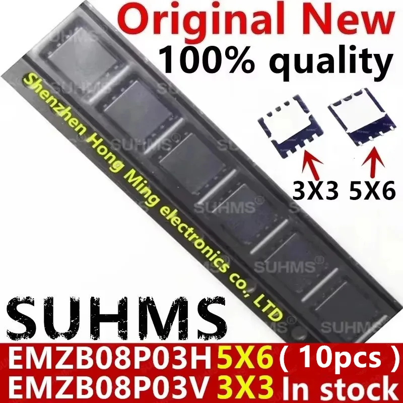 (10 sztuk) 100% nowy EMZB08P03H EMZB08P03V EMZB08P03 ZB08P03 QFN-8